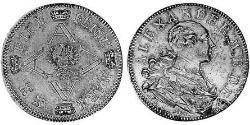 1/2 Thaler Fürstentum Ansbach (1398–1792) Silber Karl Alexander (Brandenburg-Ansbach-Bayreuth)(1736 – 1806)