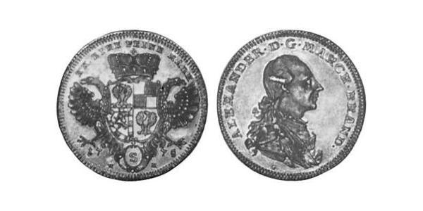 1/2 Thaler Fürstentum Ansbach (1398–1792) Silber Karl Alexander (Brandenburg-Ansbach-Bayreuth)(1736 – 1806)