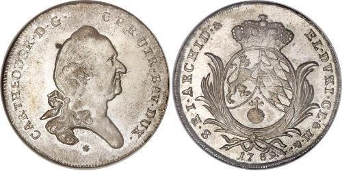 1/2 Thaler Kurfürstentum Bayern (1623 - 1806) Silber Karl Theodor (Pfalz und Bayern) (1724 - 1799)