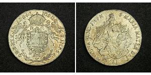 1/2 Thaler Königreich Ungarn (1000-1918) Silber Joseph II, Holy Roman Emperor  (1741 - 1790)