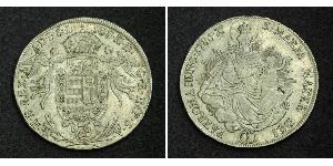 1/2 Thaler Königreich Ungarn (1000-1918) Silber Joseph II, Holy Roman Emperor  (1741 - 1790)