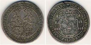 1/2 Thaler Salzburg Silber 