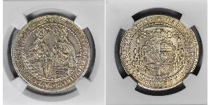 1/2 Thaler Salzburg Silber 