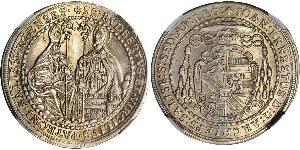 1/2 Thaler Salzburg Silber 