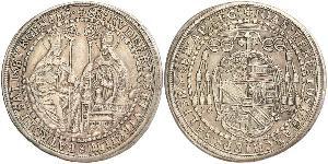 1/2 Thaler Salzburg Silber 