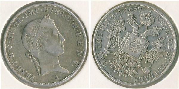 1/2 Thaler Austrian Empire (1804-1867) Silver Ferdinand I of Austria (1793 - 1875)