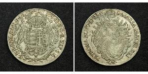 1/2 Thaler Kingdom of Hungary (1000-1918) Silver Maria Theresa of Austria (1717 - 1780)