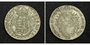 1/2 Thaler Kingdom of Hungary (1000-1918) Silver Maria Theresa of Austria (1717 - 1780)