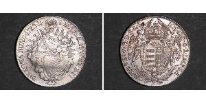 1/2 Thaler Kingdom of Hungary (1000-1918) Silver Maria Theresa of Austria (1717 - 1780)