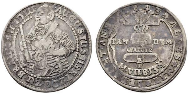 1/2 Thaler Principality of Brunswick-Wolfenbüttel (1269 - 1815) Silver 