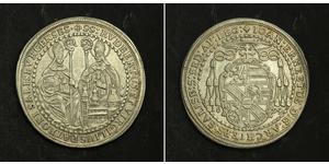 1/2 Thaler Salzburg Silver 