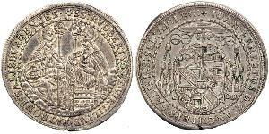1/2 Thaler Salzburg Silver 