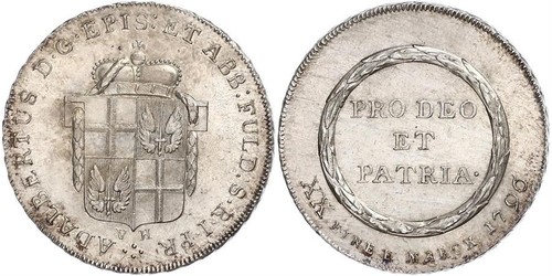 1/2 Thaler States of Germany Silver 