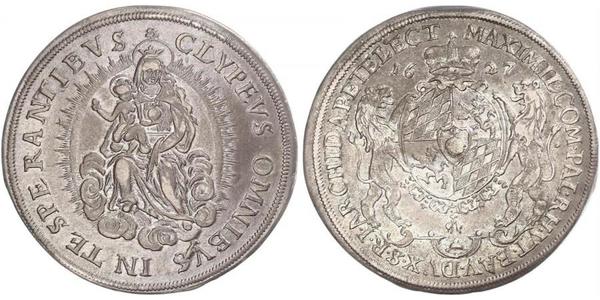 1/2 Thaler Electorate of Bavaria (1623 - 1806) 銀 
