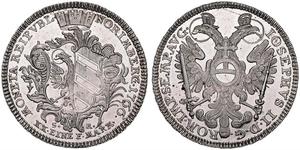 1/2 Thaler Free Imperial City of Nuremberg (1219 - 1806) 銀 