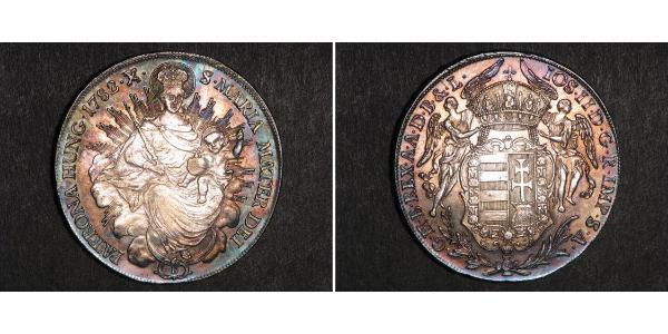 1/2 Thaler 匈牙利王国 銀 玛丽亚·特蕾西亚 (1717 - 1780)