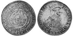 1/2 Thaler 外西凡尼亞公國 (鄂圖曼帝國) (1570 - 1711) 銀 