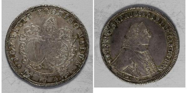 1/2 Thaler 奥格斯堡 (1276 - 1803 Augsburg) 銀 Joseph Ignaz Philipp von Hessen-Darmstadt (1699–1768)