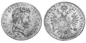 1/2 Thaler 奧地利帝國 (1804 - 1867) 銀 
