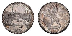 1/2 Thaler 瑞士 銀 