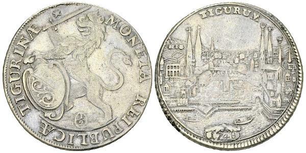 1/2 Thaler 瑞士 銀 