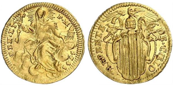 1/2 Zecchino Vatican Gold 