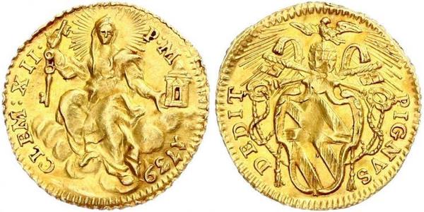 1/2 Zecchino Vatican Gold 