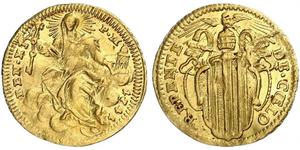 1/2 Zecchino Vatikanstadt Gold 