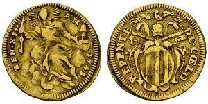 1/2 Zecchino Vatikanstadt Gold 