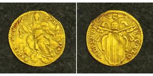 1/2 Zecchino Ciudad del Vaticano Oro 
