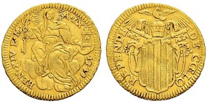 1/2 Zecchino Ciudad del Vaticano Oro 