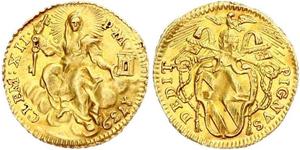 1/2 Zecchino Ciudad del Vaticano Oro 