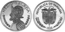 1/2 Бальбоа Панама Нікель/Мідь Бальбоа Васко Нуньєс (1475 – 1519)