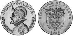 1/2 Бальбоа Панама Нікель/Мідь Бальбоа Васко Нуньєс (1475 – 1519)