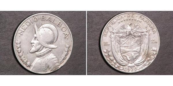 1/2 Бальбоа Республика Панама Серебро Нуньес де Бальбоа, Васко (1475 – 1519)
