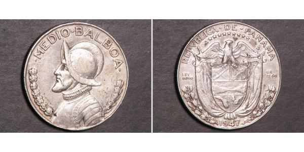 1/2 Бальбоа Республика Панама Серебро Нуньес де Бальбоа, Васко (1475 – 1519)