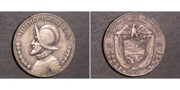 1/2 Бальбоа Республика Панама Серебро Нуньес де Бальбоа, Васко (1475 – 1519)