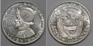 1/2 Бальбоа Панама Срібло Бальбоа Васко Нуньєс (1475 – 1519)