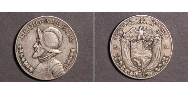 1/2 Бальбоа Панама Срібло Бальбоа Васко Нуньєс (1475 – 1519)