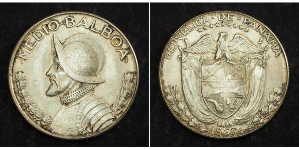 1/2 Бальбоа Панама Срібло Бальбоа Васко Нуньєс (1475 – 1519)