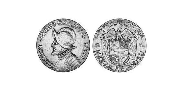 1/2 Бальбоа Панама Срібло Бальбоа Васко Нуньєс (1475 – 1519)