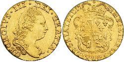 1/2 Гинея Королевство Великобритания (1707-1801) Золото Георг III (1738-1820)