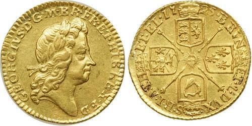 1/2 Гинея Королевство Великобритания (1707-1801) Золото Георг I (1660-1727)