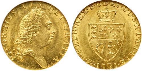 1/2 Гинея Королевство Великобритания (1707-1801) Золото Георг III (1738-1820)