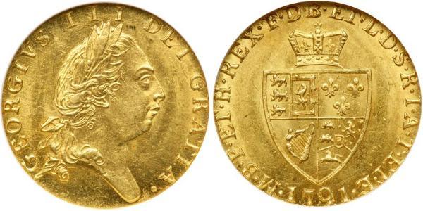1/2 Гинея Королевство Великобритания (1707-1801) Золото Георг III (1738-1820)
