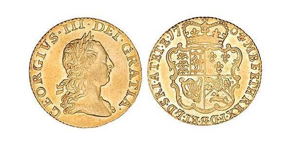 1/2 Гинея Королевство Великобритания (1707-1801) Золото Георг III (1738-1820)