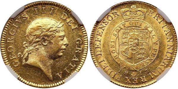 1/2 Гинея Соединённое королевство Великобритании и Ирландии (1801-1922) Золото Георг III (1738-1820)