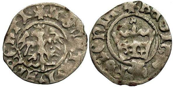 1/2 Грош Королівство Польське  (1025-1569) Срібло Ян I Ольбрахт (1459-1501)
