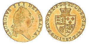 1/2 Гінея Королівство Великобританія (1707-1801) Золото Георг III (1738-1820)