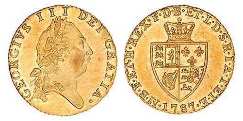 1/2 Гінея Королівство Великобританія (1707-1801) Золото Георг III (1738-1820)